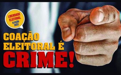Assédio eleitoral é crime; folheto das centrais orienta trabalhador a denunciar