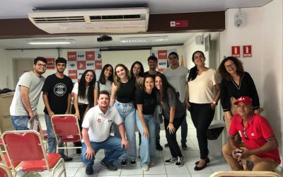 Sindipetro Bahia recebe estudantes de medicina em encontro sobre saúde no trabalho