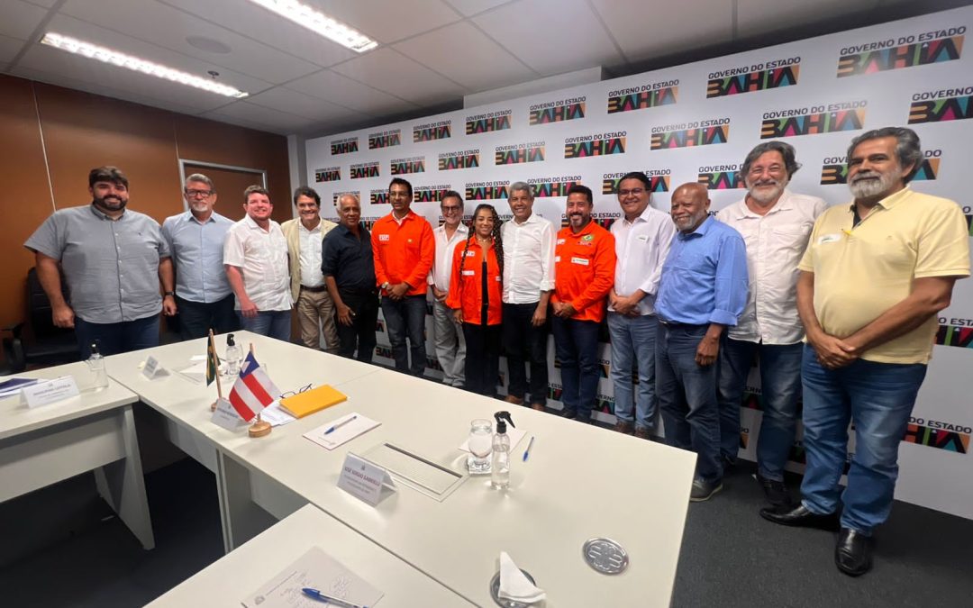 Diretoria do Sindipetro Bahia participou de reunião com Governador Jerônimo Rodrigues para apresentação da pauta para a indústria do petróleo na Bahia
