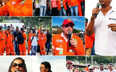 Petroleiros da Bahia protestam contra privatizações e querem bolsonaristas fora da Petrobrás