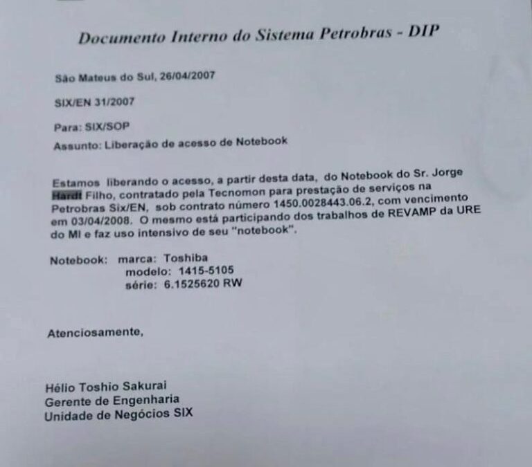 Pai de juíza da Lava Jato é suspeito de piratear tecnologia da Petrosix