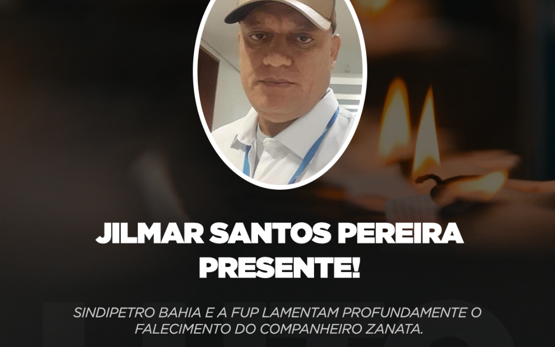Nota de Pesar Jilmar “Zapata” Santos Pereira