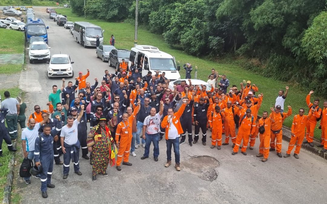 Para garantir o piso salarial nos editais de licitação, Sindipetro-BA realiza paralisação na 3R Petroleum