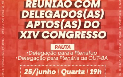 Reunião define delegados(as) da Bahia para Plenafup