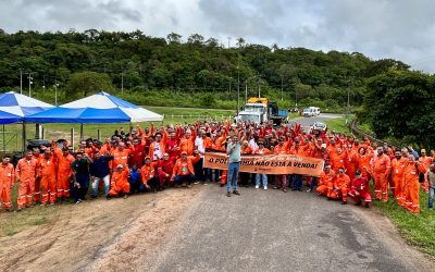 Categoria petroleira encerra mais uma semana de luta contra a privatização do Polo Bahia Terra