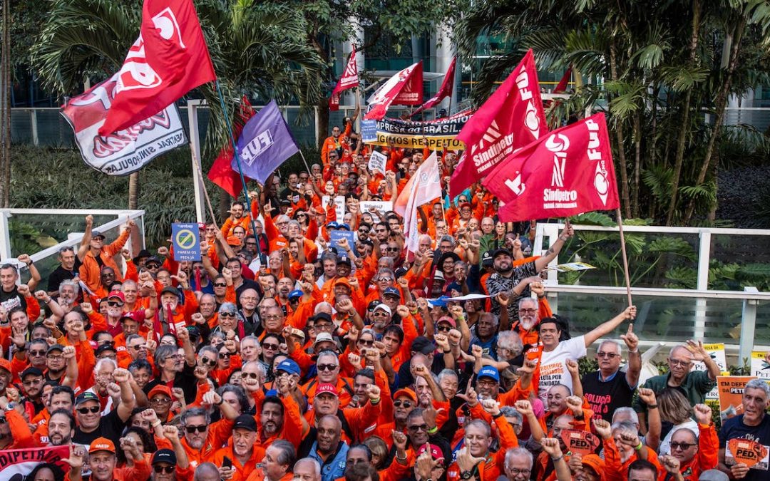 Ato nacional reforça luta pelo fim dos PEDs e cobra que a diretoria da Petrobrás faça a sua parte