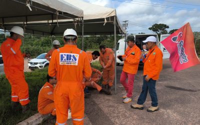 Contra intransigência da empresa, trabalhadores da EBS realizam atos em suas sondas de perfuração