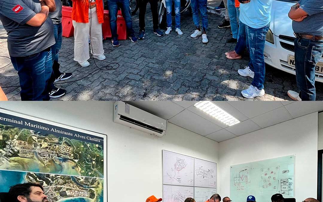 Sindipetro-BA manifesta solidariedade aos vigilantes da Transpetro e busca diálogo por condições dignas de trabalho