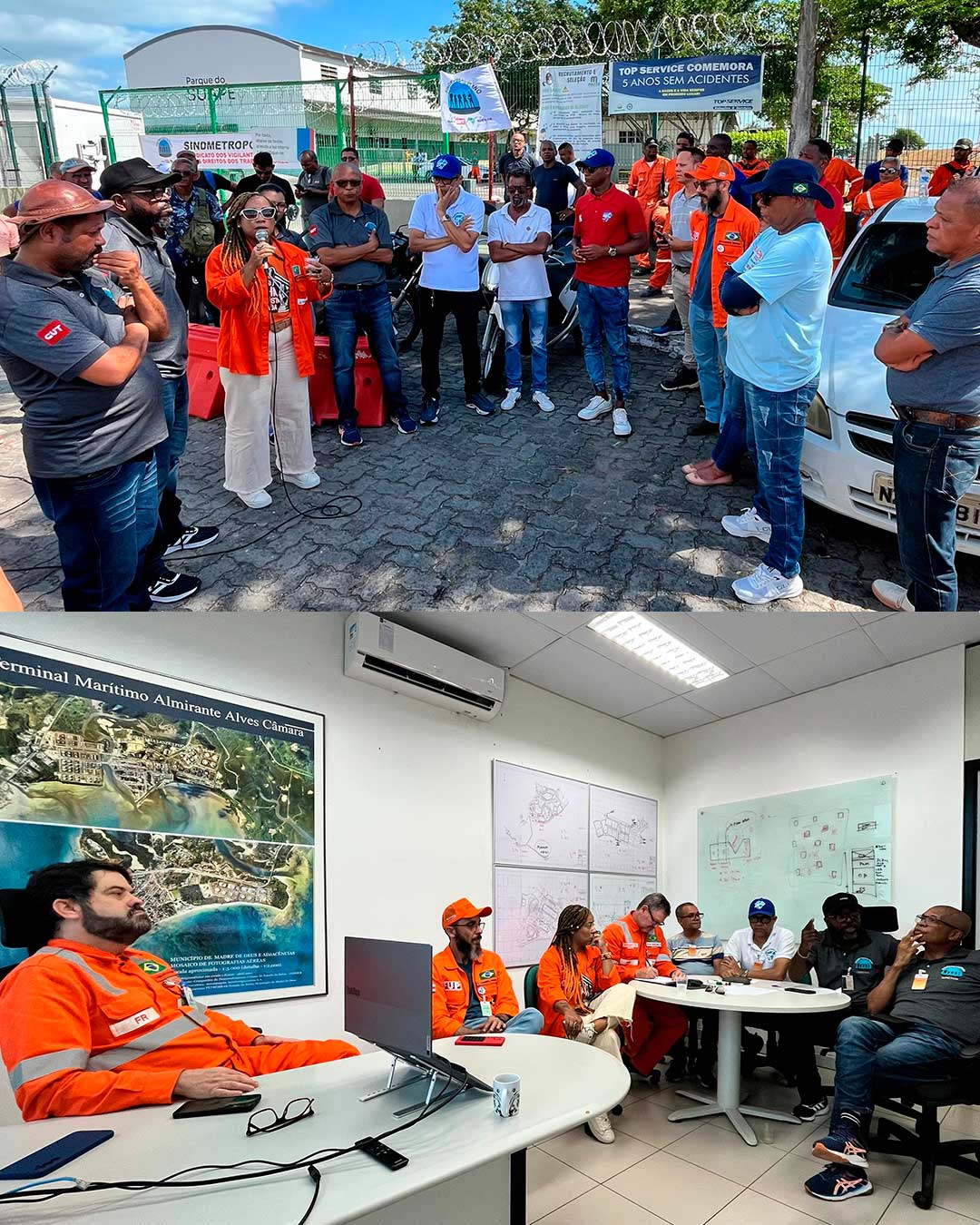 Sindipetro-BA manifesta solidariedade aos vigilantes da Transpetro e busca diálogo por condições dignas de trabalho