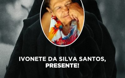 Nota de pesar: falecimento de Ivonete da Silva Santos