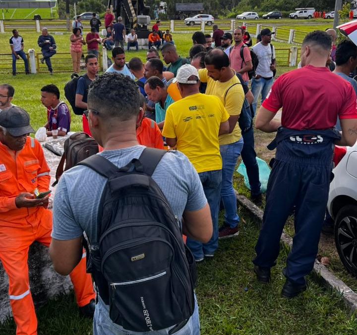 Primeiro dia da greve petroleira tem grande adesão na Bahia