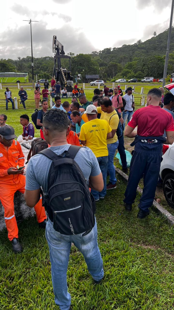Primeiro dia da greve petroleira tem grande adesão na Bahia