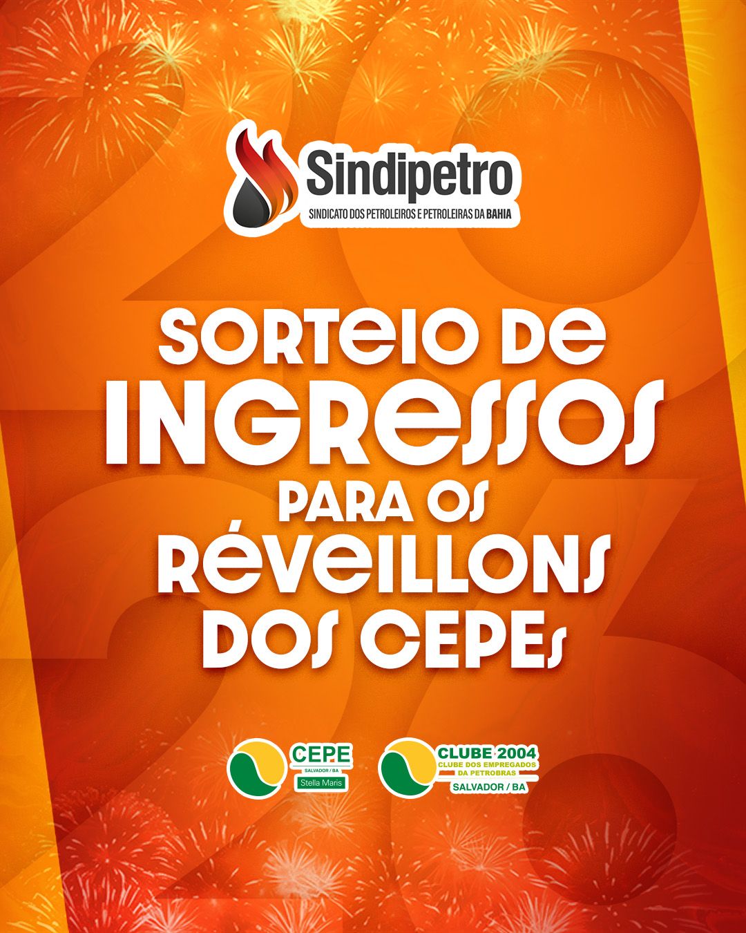 Sorteio de ingressos para os Réveillons dos CEPEs