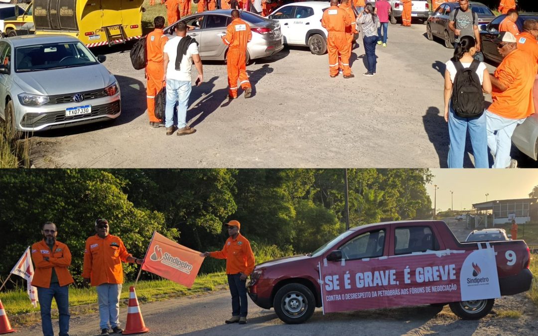 Greve petroleira chega ao quarto dia na Bahia com novas adesões na EVF e no Parque São Sebastião.