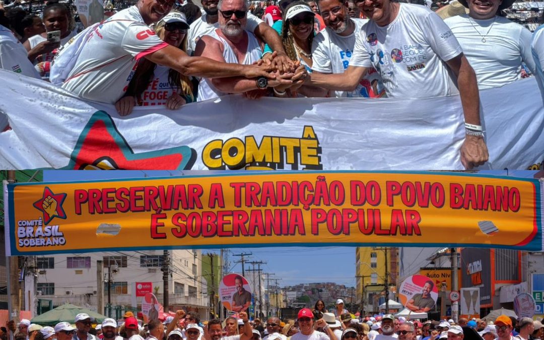 Na Lavagem do Bonfim, Sindipetro Bahia pauta a defesa da soberania nacional