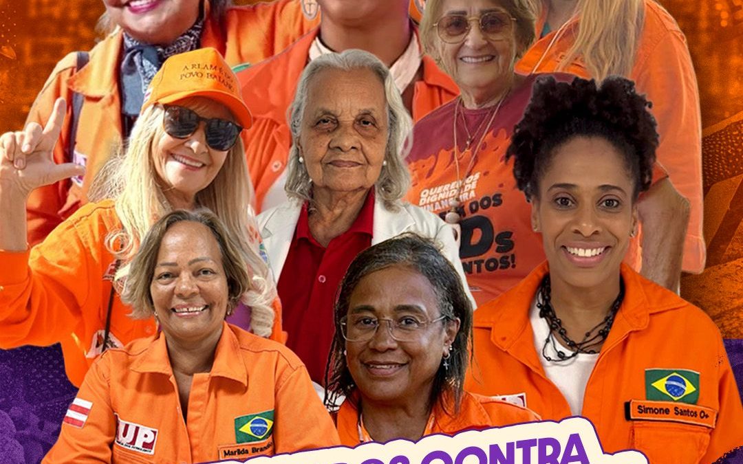 Petroleir@s contra o feminicídio marcham no 8M de Salvador