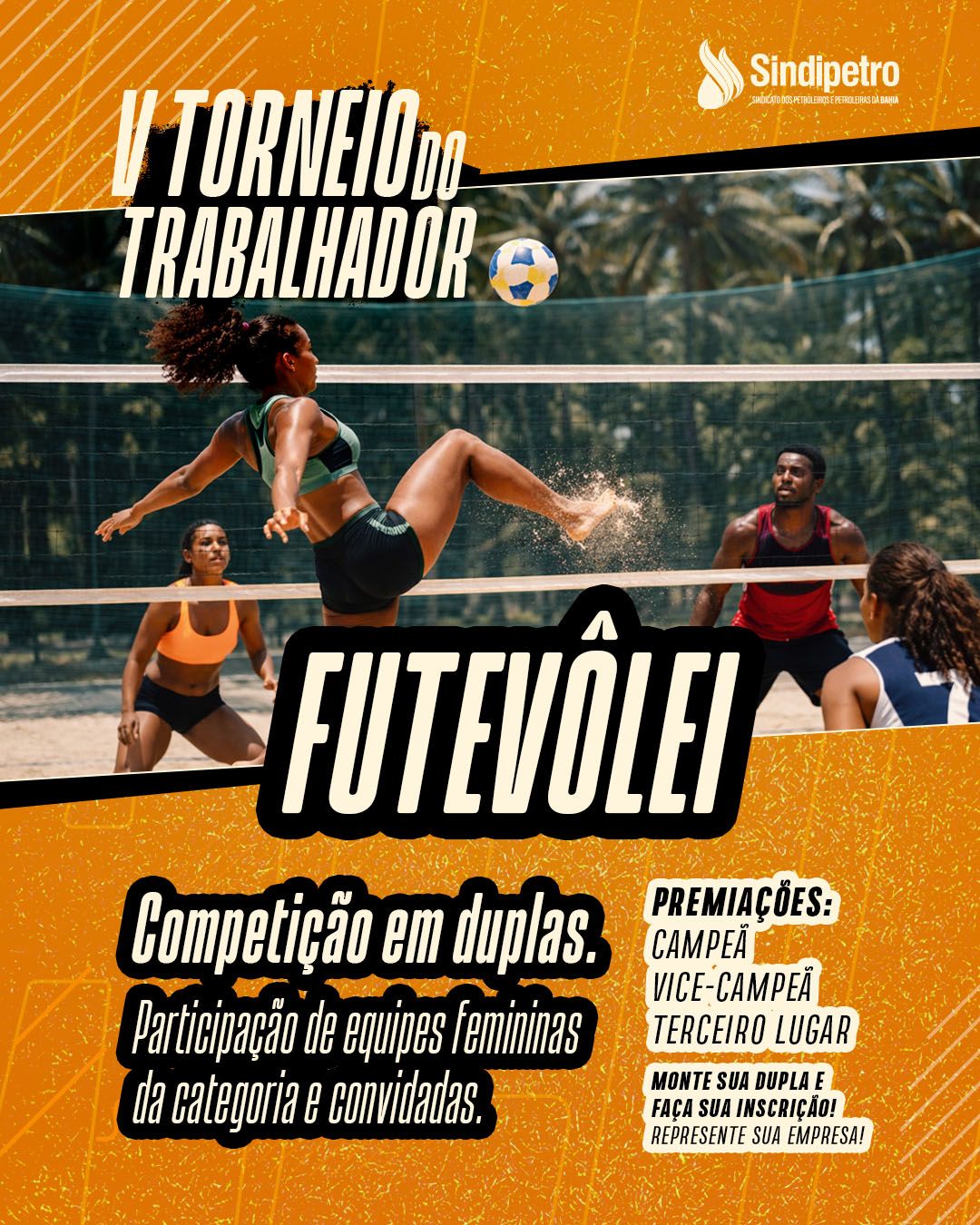 🏐 REGULAMENTO: TORNEIO DE FUTEVÔLEI DOS PETROLEIROS E DAS PETROLEIRAS