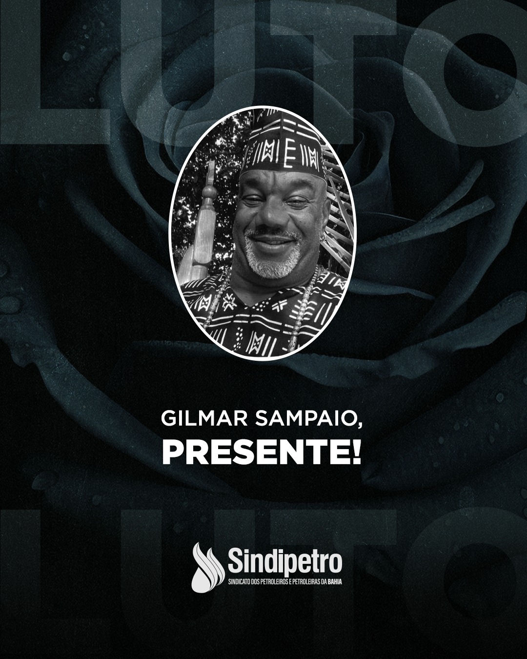 Nota de pesar: falecimento de Gilmar Sampaio