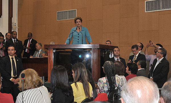 Ato Dilma na ALBA