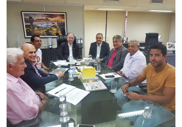 Diretores do Sindipetro Bahia se reúnem com vice-governador