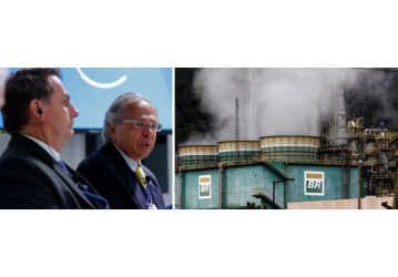 Bolsonaro e Guedes venderão metade das refinarias da Petrobrás