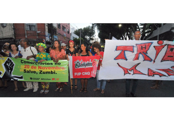 Sindipetro Bahia participa da Marcha da Consciência Negra