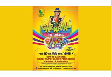 Clube 2004 promove Carnaval das Antigas