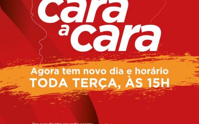 Cara a Cara agora tem novo dia e horário