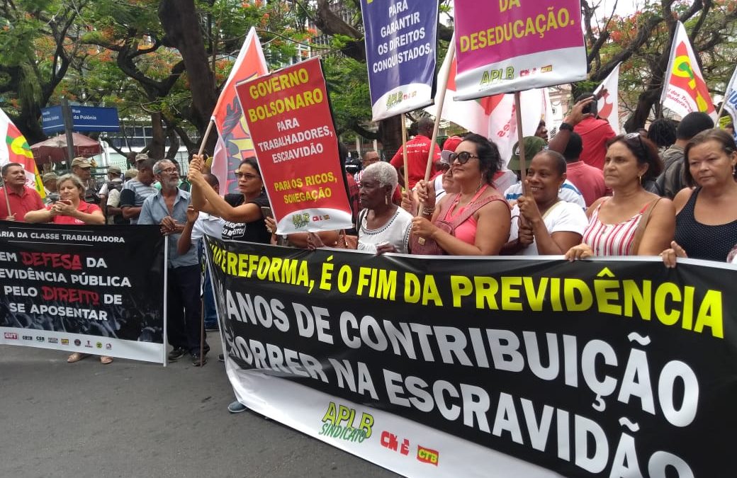 Sindipetro participa de Ato em Defesa da Previdência Pública, nesta quarta (20)