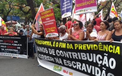 Sindipetro participa de Ato em Defesa da Previdência Pública, nesta quarta (20)