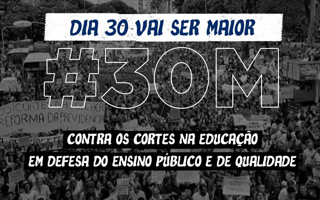 Petroleiros apóiam luta dos estudantes em defesa da educação; dia 30/05, quinta-feira, às 10h, todos no Campo Grande
