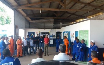 Trabalhadores da TPC reivindicam que mão de obra da terceirizada seja absorvida pela Guindaste Brasil