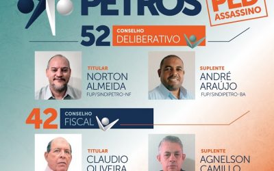 Conheça os candidatos da chapa “Unidade em Defesa da Petros”