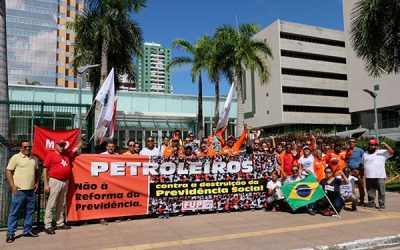 Bahia – Grande adesão da categoria à greve fortifica a luta pelos direitos e em defesa da Petrobrás