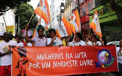 Petroleiras participam da marcha “Mulheres negras por um Nordeste livre”