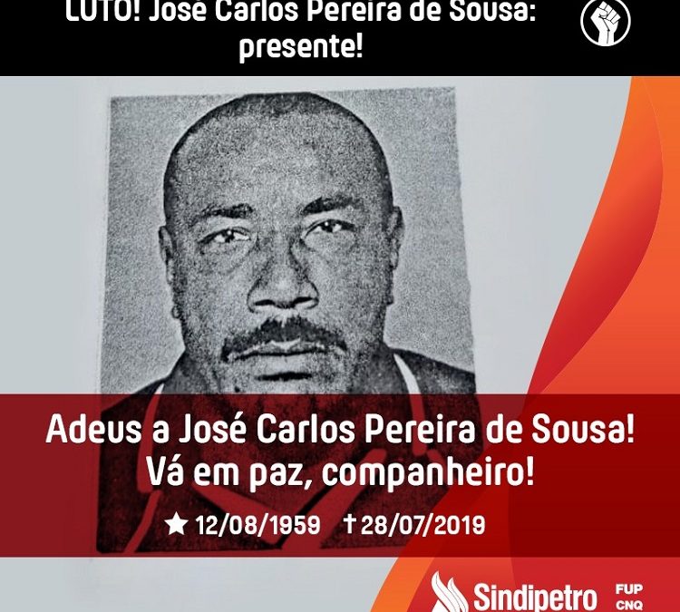 Adeus ao companheiro Zé Carlos