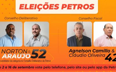 Sindipetro Bahia apoia chapas 52 e 42 para os Conselhos Deliberativo e Fiscal da Petros