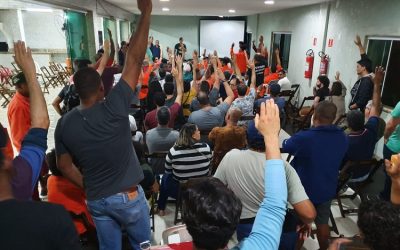 Em assembleia na noite da terça (26), petroleiros da Bahia decidem pela suspensão da greve, mas continuam mobilizados