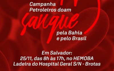Petroleiros vão iniciar greve doando sangue pela Bahia e pelo Brasil