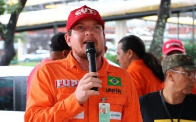 Leonardo Urpia, diretor do Sindipetro é eleito vice-presidente da CUT Bahia