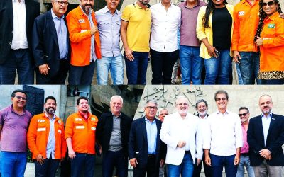 Em mais uma iniciativa do Sindipetro, o presidente da Petrobrás, se encontrou com prefeitos e deputados estaduais e federais na ALBA