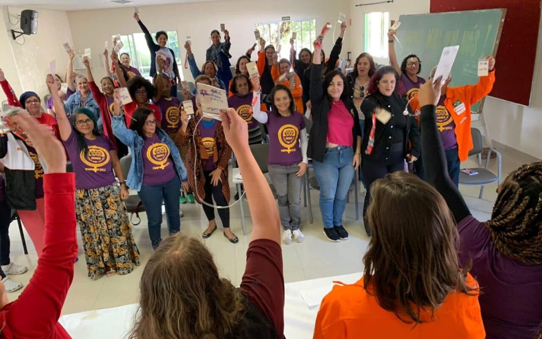 Mulheres petroleiras da FUP e da FNP aprovam pauta conjunta de combate aos assédios sexual e moral e unificam luta contra a opressão