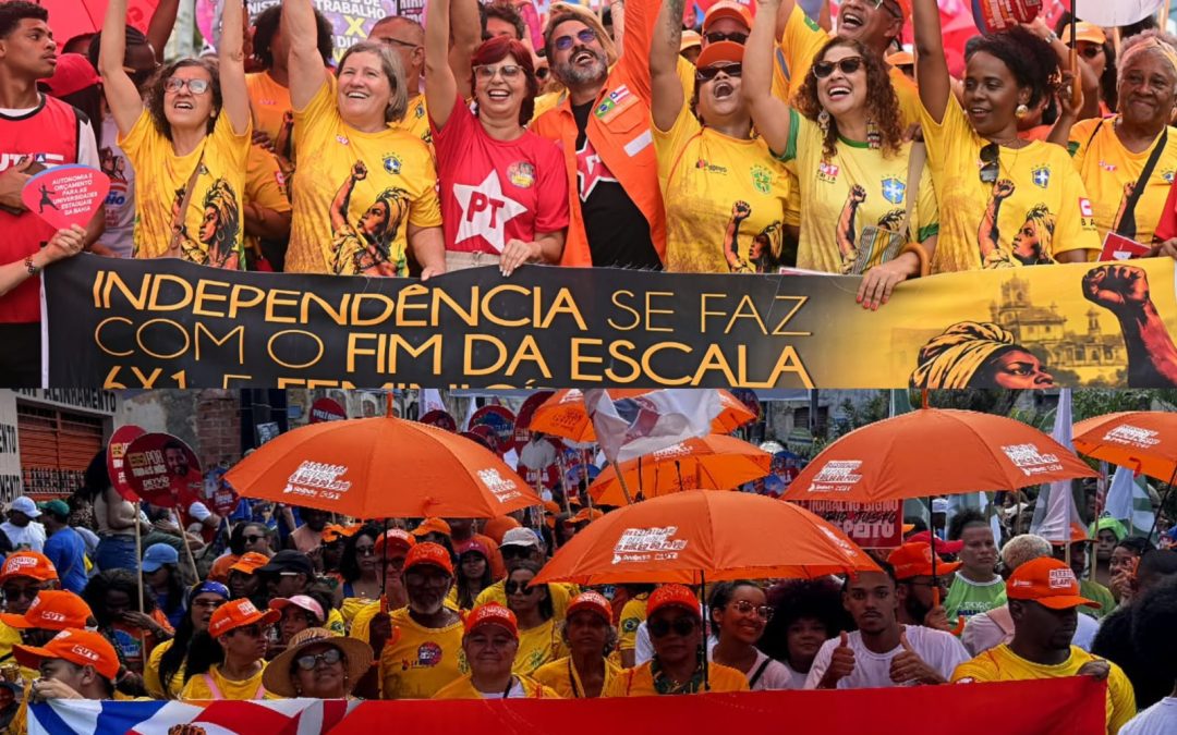 Sindipetro-BA reforça campanha “Reestatiza, Brasil!” durante cortejo ao 2 de Julho
