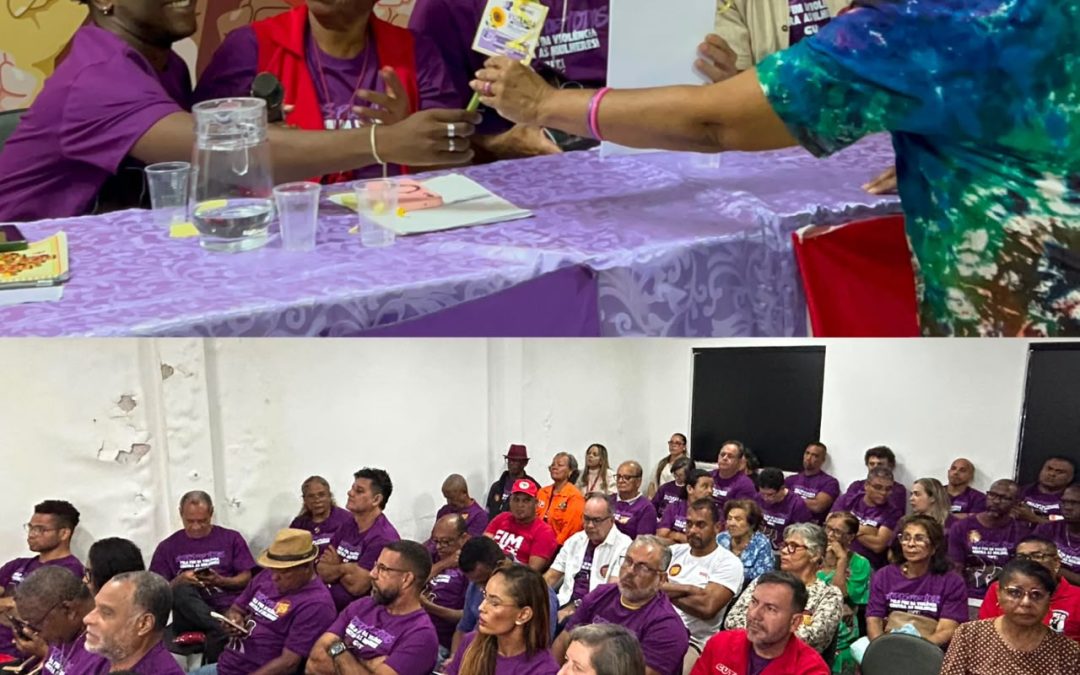 Sindipetro-BA participa de roda de conversa pelo fim da violência contra as mulheres