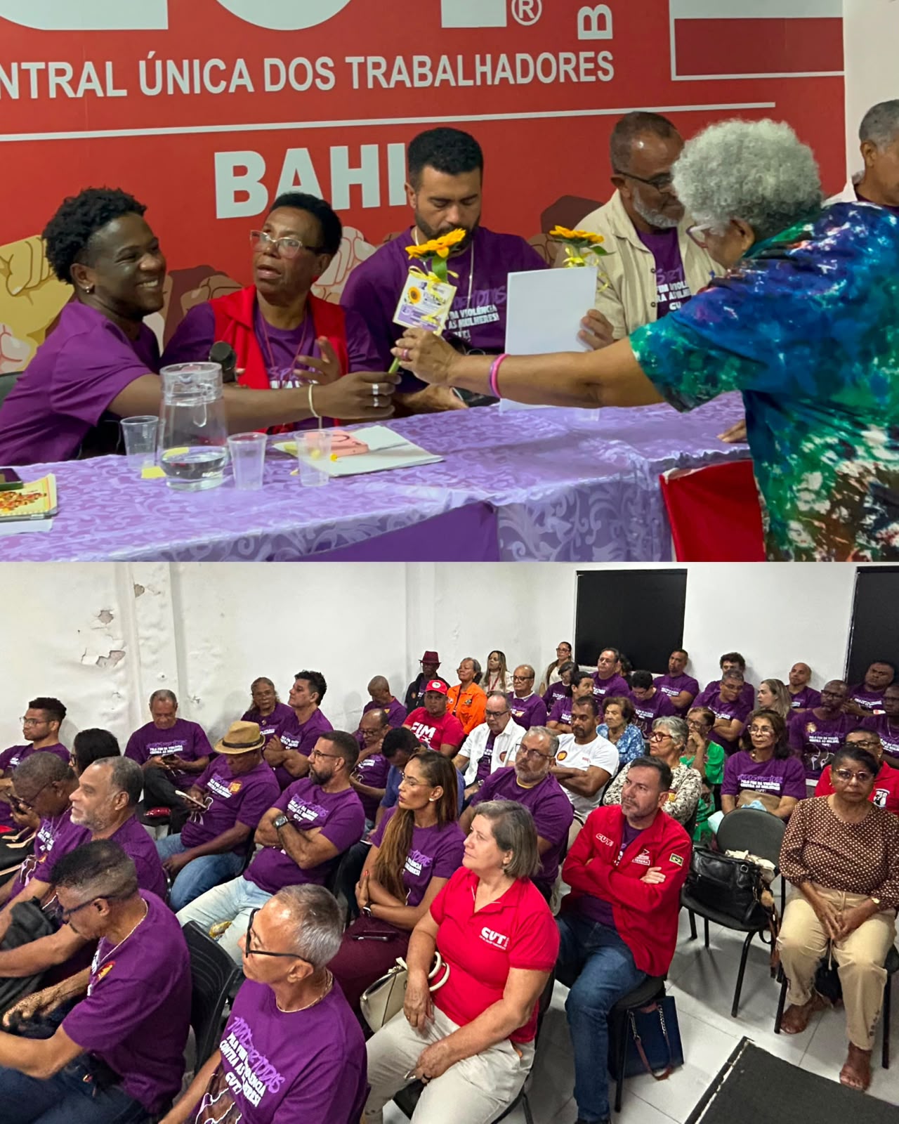 Sindipetro-BA participa de roda de conversa pelo fim da violência contra as mulheres