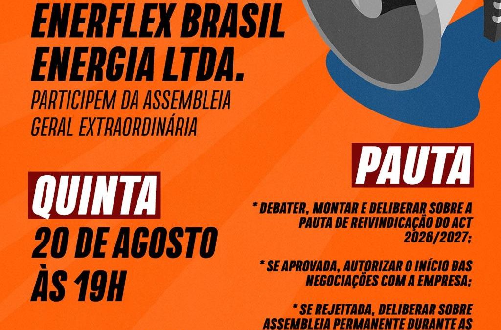 EDITAL DE CONVOCAÇÃO ASSEMBLEIA GERAL EXTRAORDINÁRIA – ENERFLEX