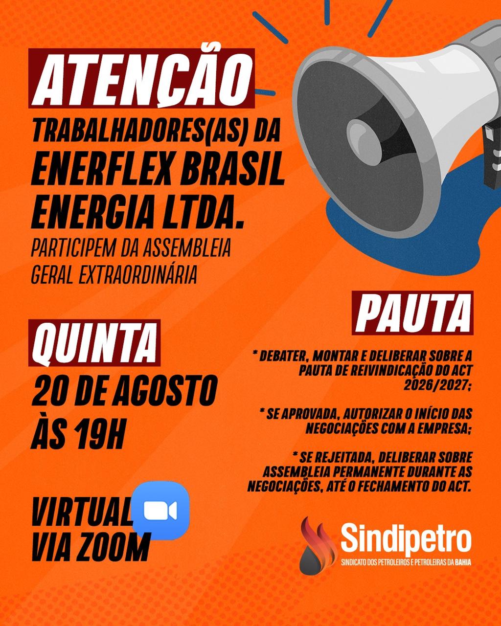EDITAL DE CONVOCAÇÃO ASSEMBLEIA GERAL EXTRAORDINÁRIA – ENERFLEX